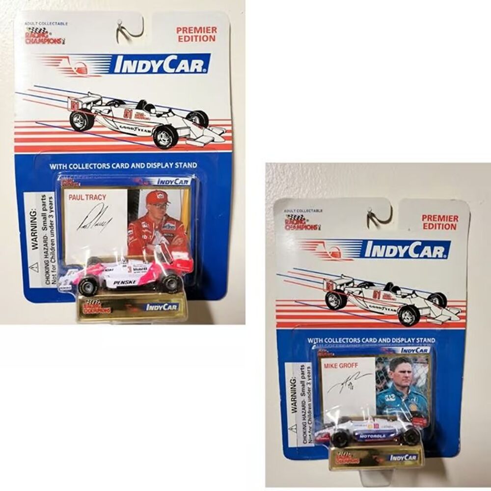 Racing Champions Indy Car Paul Tracy & Mike Groff (Set of @2